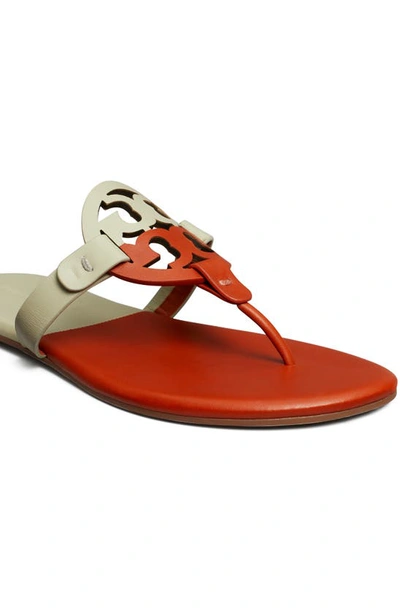 Shop Tory Burch Miller Soft Sandal In Spring Spice / Pinefrost
