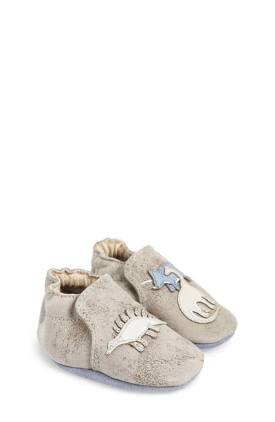 Robeezr Walter Crib Shoe In Grey