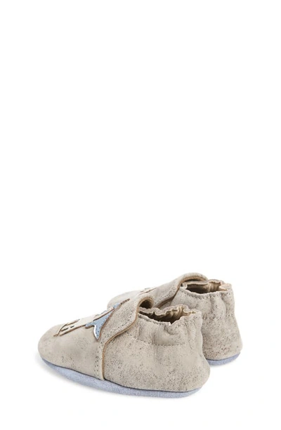 Robeezr Walter Crib Shoe In Grey