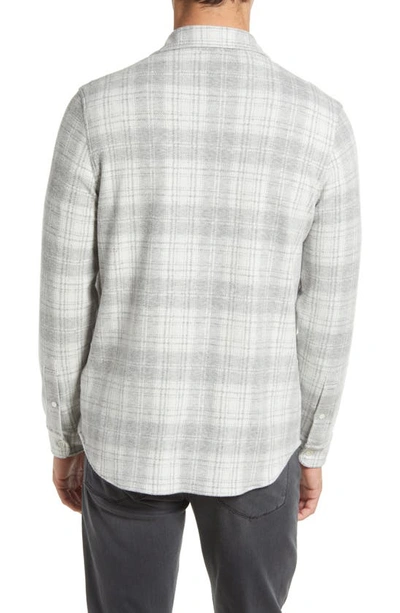 Shop Faherty Legend Plaid Flannel Button-up Shirt In Winter Clouds Plaid