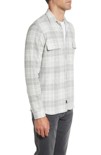 Shop Faherty Legend Plaid Flannel Button-up Shirt In Winter Clouds Plaid
