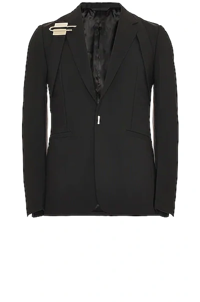 Shop Givenchy U Lock Harness Slim Fit Jacket In Black