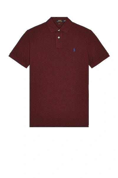 Shop Polo Ralph Lauren Classic Polo In Spring Wine Heather