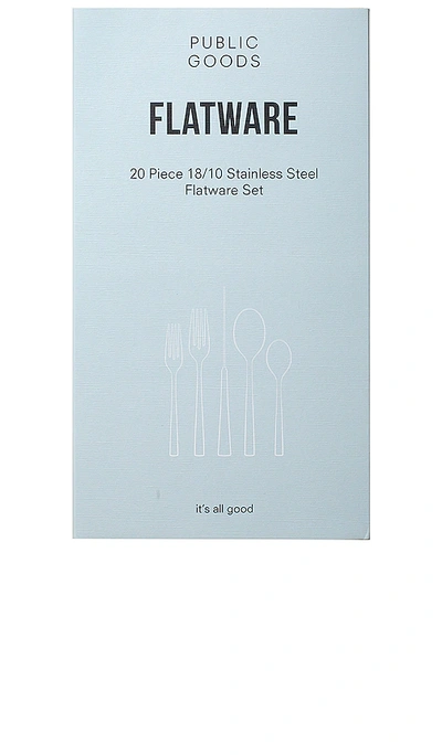 Shop Public Goods 18/10 Stainless Steel Forged Flatware Set In N,a