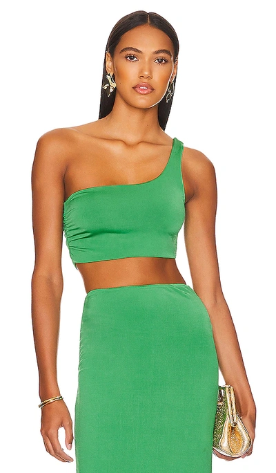 Shop Remi X Revolve Lauren One Shoulder Top In Green