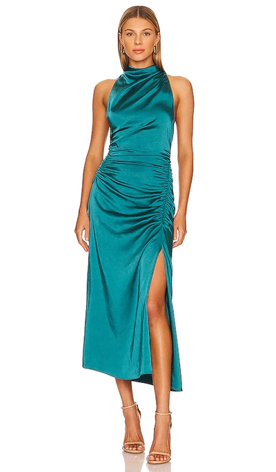 Shop A.l.c Inez Dress In Emerald