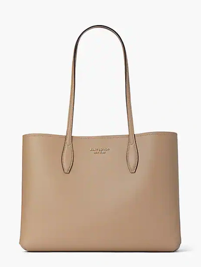 Shop Kate Spade All Day Large Tote In Timeless Taupe