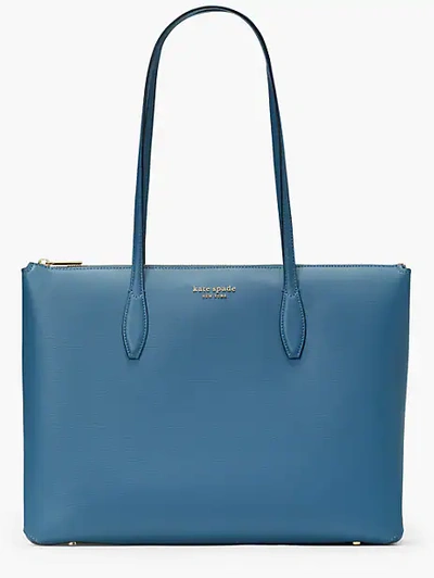 Shop Kate Spade All Day Large Zip-top Tote In Manta Blue