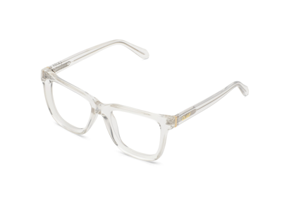 Shop Quay Wired Bevel Large Rx In Clear,clear Rx