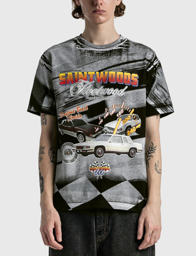 Saintwoods Sw Racing Shirt In Black