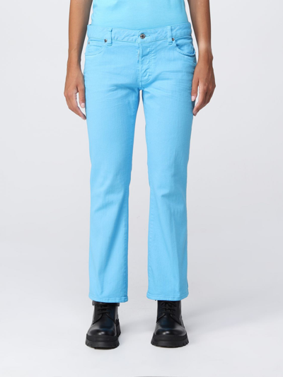 Shop Dsquared2 Jeans  Woman Color Sky Blue