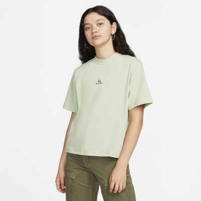 Shop Nike Women's  Acg Short-sleeve T-shirt In Green