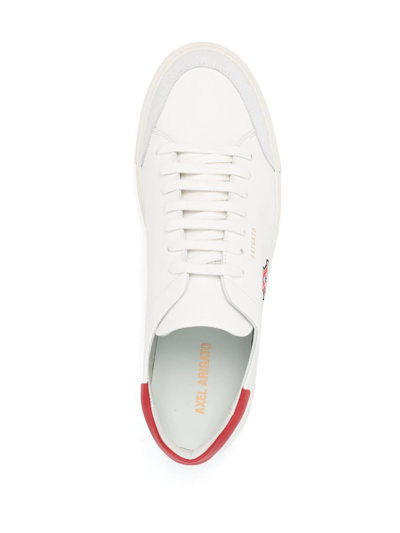 Axel Arigato Clean 90 Varsity Sneakers In Weiss