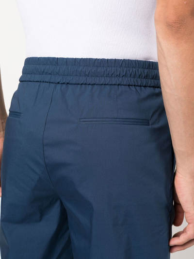 Shop Orlebar Brown Mid-rise Straight-leg Trousers In Blau