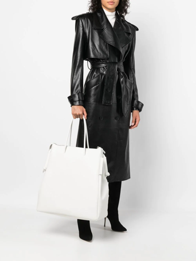 Marsèll Debossed-logo Large Tote Bag In White
