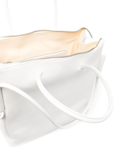 Marsèll Debossed-logo Large Tote Bag In White
