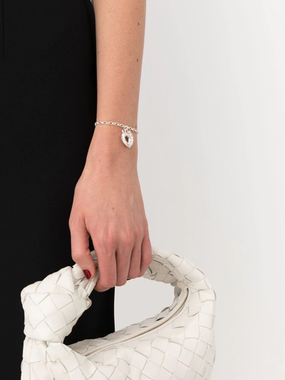Shop Alighieri Pendant Silver-plated Bracelet