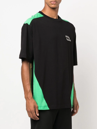 Shop Opening Ceremony Colour-block T-shirt In Schwarz