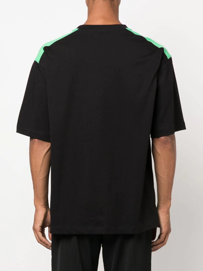 Shop Opening Ceremony Colour-block T-shirt In Schwarz