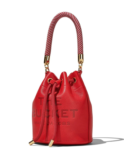 Shop Marc Jacobs The Bucket Bag In Red