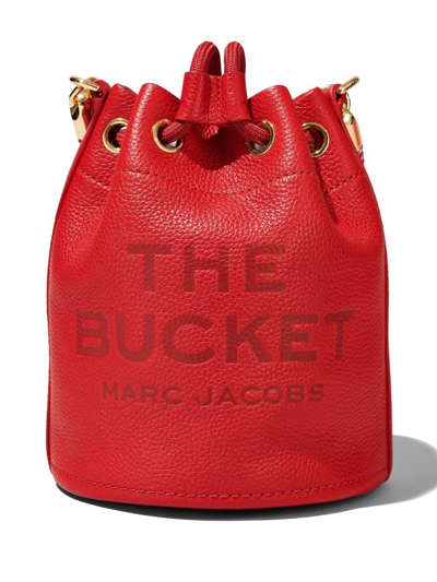 Shop Marc Jacobs The Bucket Bag In Red