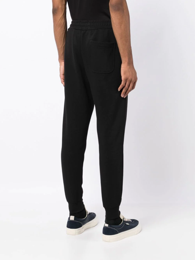 Shop Vivienne Westwood Logo-embroidered Jersey Track Pants In Schwarz