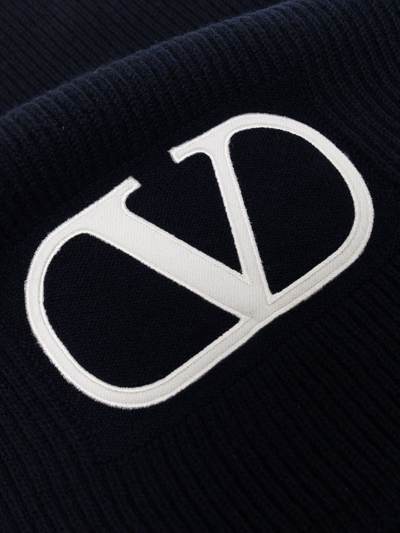 Valentino Vlogo Signature Scarf In Black