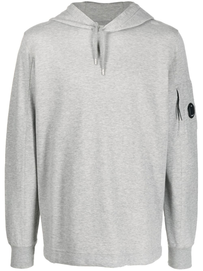 C.p. Company Cotton Hoodie In Grey | ModeSens