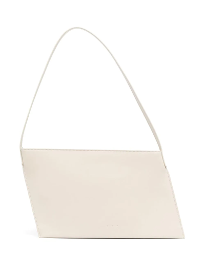 Shop Aesther Ekme Kite Clutch Bag In Nude