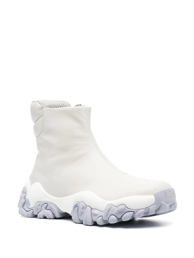 Shop Mcq By Alexander Mcqueen Chunky-sole Boot Sneakers In Weiss