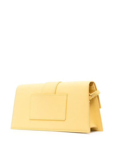 Jacquemus Le Bambino Long Flap Shoulder Bag In Gelb