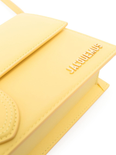 Jacquemus Le Bambino Long Flap Shoulder Bag In Gelb