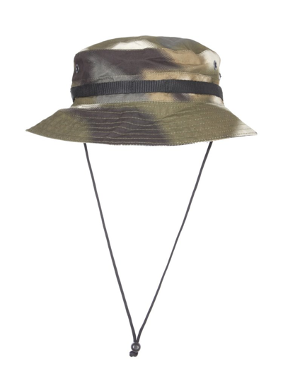 Shop Arkair Boonie Printed Drawstring Bucket Hat In Multi