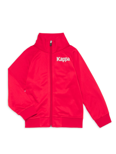 Shop Kappa Little Kid's & Kid's Authentic Angost Jacket In Red Paprika