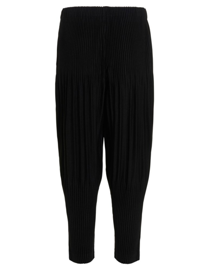 Shop Issey Miyake Homme Plissé  Pleated Relexed In Black