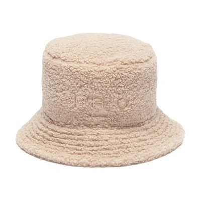Shop Iro Veneto Fluff Hat In Beige Fake Fur