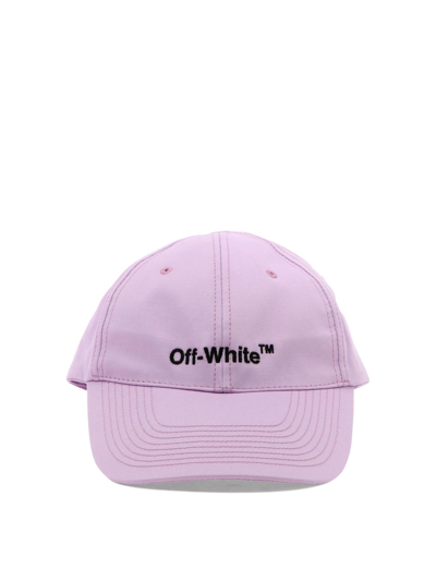 Shop Off-white Women's Purple Cotton Hat