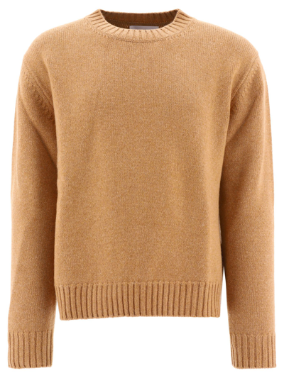 Shop Jil Sander Men's Beige Other Materials Sweater