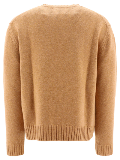 Shop Jil Sander Men's Beige Other Materials Sweater