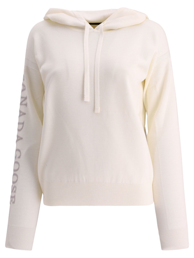 Shop Canada Goose Women's White Other Materials Sweater