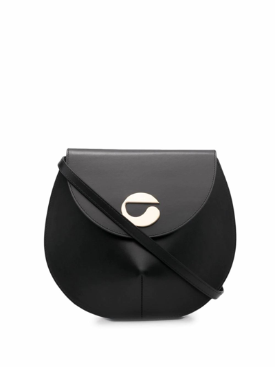 Shop Coperni Women's Black Leather Shoulder Bag