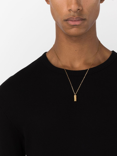 Shop Alighieri Amore Chain-link Pendant Necklace In Gold