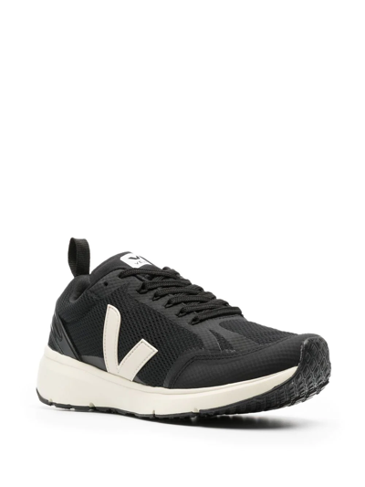Shop Veja Condor Low-top Lace-up Sneakers In Black