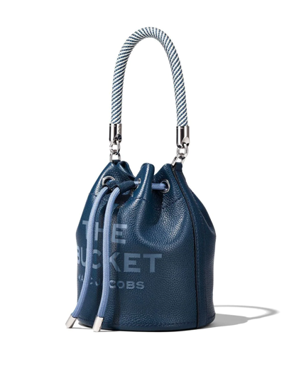 Marc Jacobs The Leather Bucket Bag In Blue