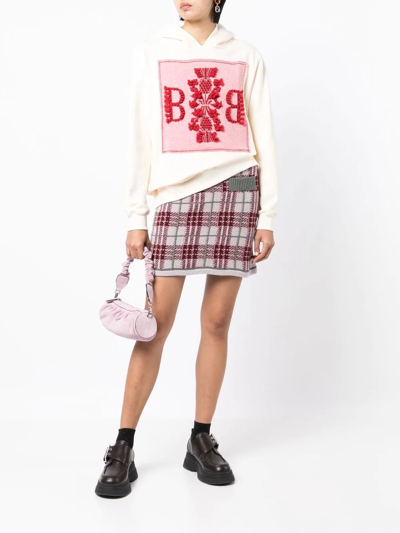 Barrie Logo-patch Cotton Hoodie In Neutrals