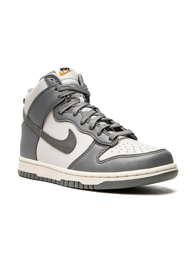 Shop Nike Dunk High Se "grey/sail" Sneakers