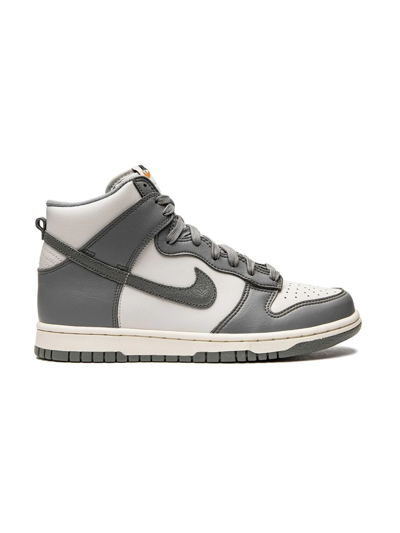 Shop Nike Dunk High Se "grey/sail" Sneakers