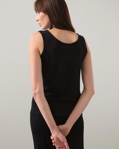 Chico's Travelers Reversible Tank In Black