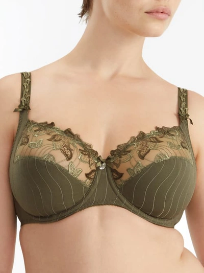 Shop Prima Donna Deauville Side Support Bra In Paradise Green