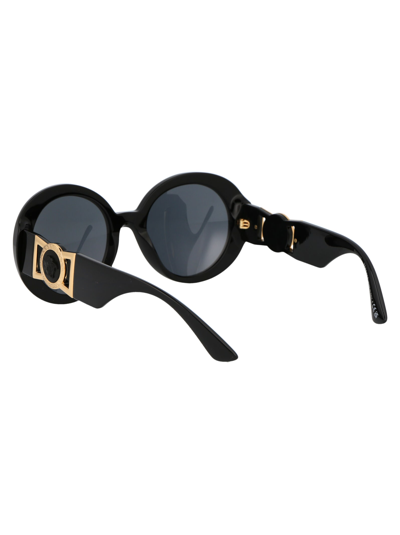 Shop Versace 0ve4414 Sunglasses In Gb1/87 Black
